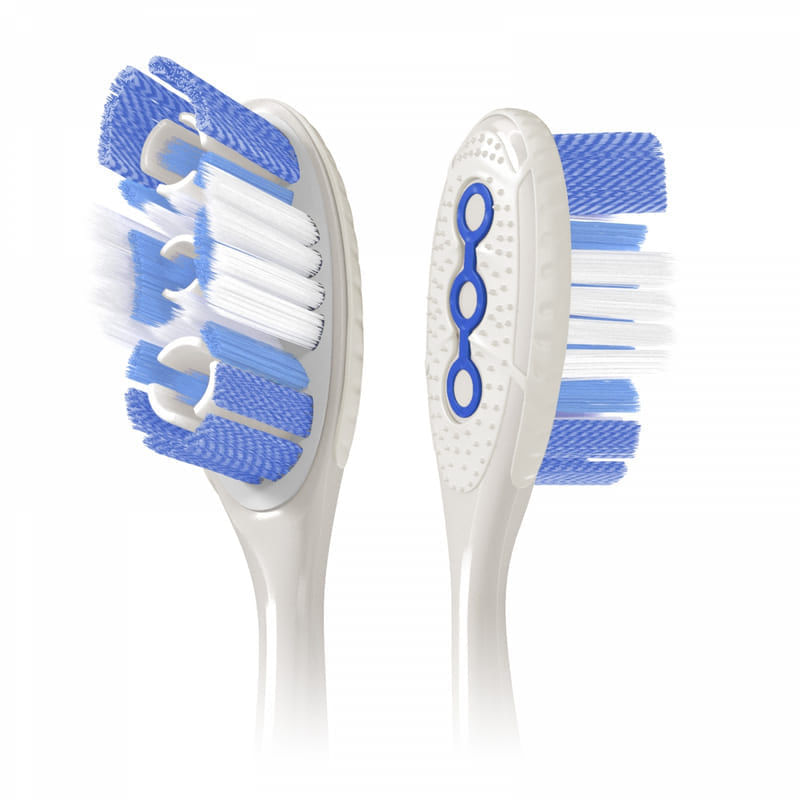 Escova Dental Colgate 360º Luminous White Macia Cores Sortidas Com 3 Unidades